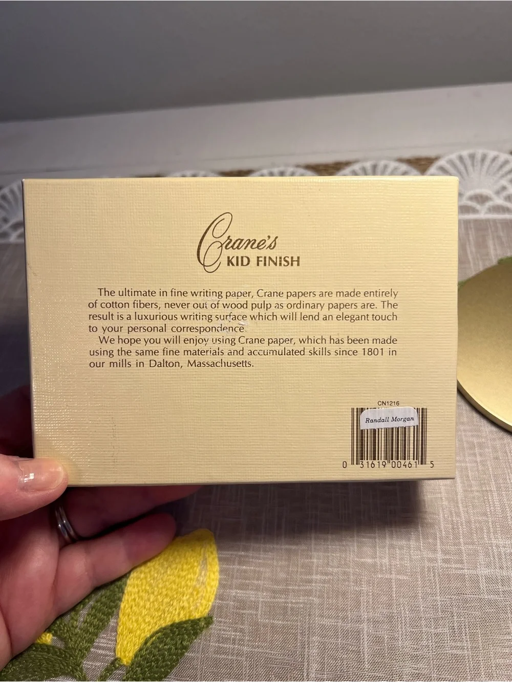 Cranes new box